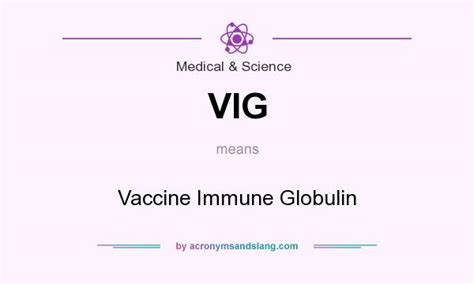 what does vig stand for.